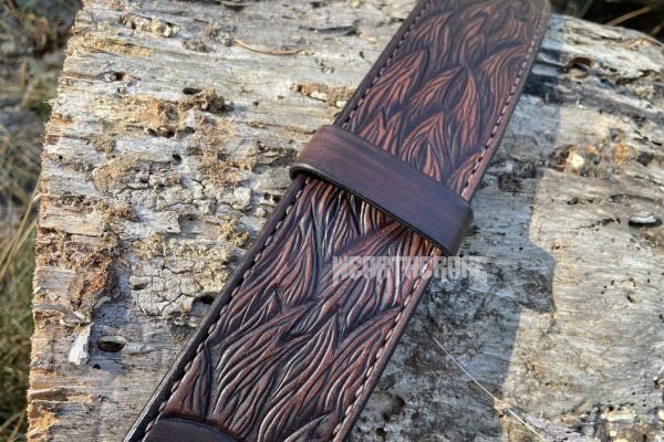 Wild Boar Handtooled Belt - Image 5